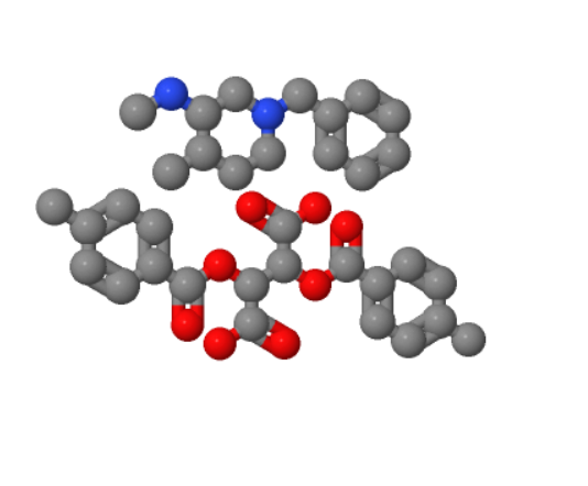 (2R,3R)-2,3-双[(4-甲基苯甲酰基)氧基]丁二酸和 (3R,4R)-N,4-二甲基-1-(苯基甲基)-3-哌啶胺的化合物,3-bis(4-Methylbenzoyloxy)succinate)