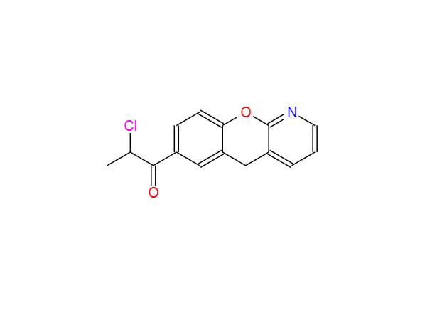 普拉洛芬中間體,7-(2-chloropropyl)-5H-[1]- benzopyran [2,3-b] pyridine