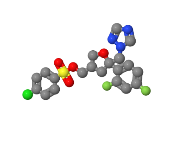 泊沙康唑主环,4-Chloro-benzenesulfonic acid 5-(2,4-difluoro-phenyl)-5-[1,2,4]triazol-1-ylMethyl-tetrahydro-furan-3-ylMethyl ester