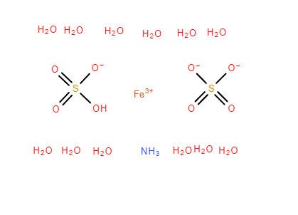 十二水合硫酸铁铵,Ammonium ferric sulfate dodecahydrate