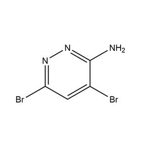 4,6-二溴哒嗪-3-胺,4,6-Dibromopyridazin-3-amine