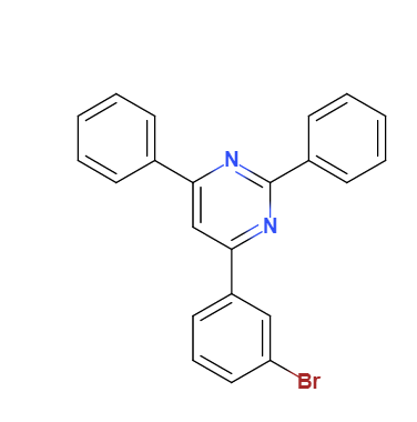 4-(3-溴苯基)-2,6-二苯基嘧啶,4-(3-Bromophenyl)-2,6-diphenylpyrimidine