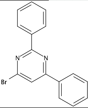 4-溴-2,6-二苯基嘧啶,4-bromo-2,6-diphenylpyrimidine