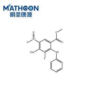 4-氨基-3-氟-5-硝基-2-(苯基氨基)苯甲酸甲酯