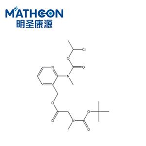 艾沙康唑侧链中间体C1,Glycine, N-[(1,1-diMethylethoxy)carbonyl]-N-Methyl-, [2-[[(1-chloroethoxy)carbonyl]MethylaMino]-3-pyridinyl]Methyl ester