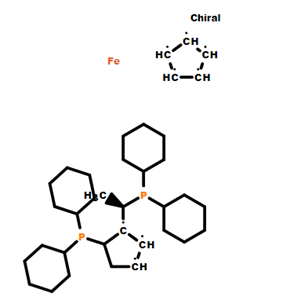 (R)-1-[(R)-2-(二环己基膦基)二茂铁基]乙基二环己基膦