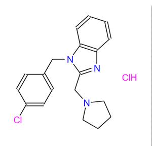 1-[(4-氯苯基)甲基]-2-(吡咯烷-1-基甲基)苯并咪唑盐酸盐,Clemizole hydrochloride