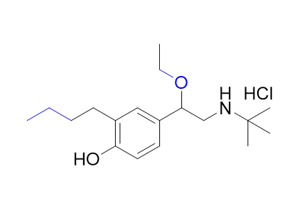沙丁醇胺杂质16,4-(2-(tert-butylamino)-1-ethoxyethyl)-2-(ethoxymethyl)phenoly hydrochloride