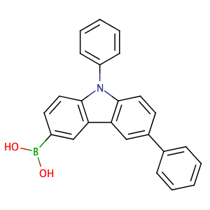 B-(6,9-二苯基-9H-咔唑-3-基)硼酸,B-(6,9-Diphenyl-9H-carbazol-3-yl)boronicacid