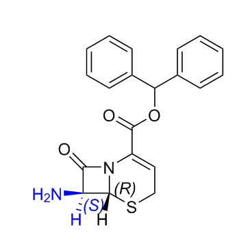 头孢布烯杂质08,benzhydryl   (6R,7S)-7-amino-8-oxo-5-thia-1-azabicyclo[4.2.0]oct-2-ene-2-carboxylate