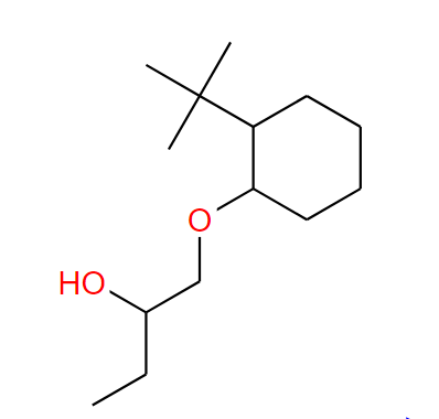 2-T-丁基环己氧基丁醇,1-[[2-(1,1-Dimethylethyl)cyclohexyl]oxy]-2-butanol