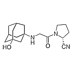 (S)-1-[2-(3-羟基金刚烷-1-氨基)乙酰基]吡咯烷-2-腈对映异构体,(2R)-Vildagliptin