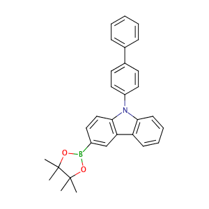 3-硼酸频哪醇酯-9-([1,1'-联苯]-4-基)咔唑,3-Boronicacidpinacolcarbazole-N-Biphenylcarbazole