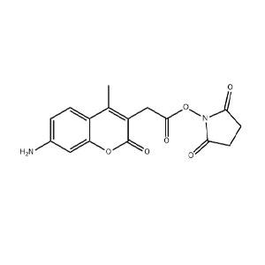 7-氨基-4-甲基香豆素-3-乙酸N-琥珀酰亚胺酯,7-Amino-4-Methyl-3-Coumarinacetic Acid N-Succinimidyl Ester