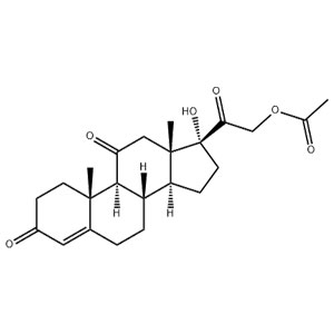 醋酸可的松结构式图片