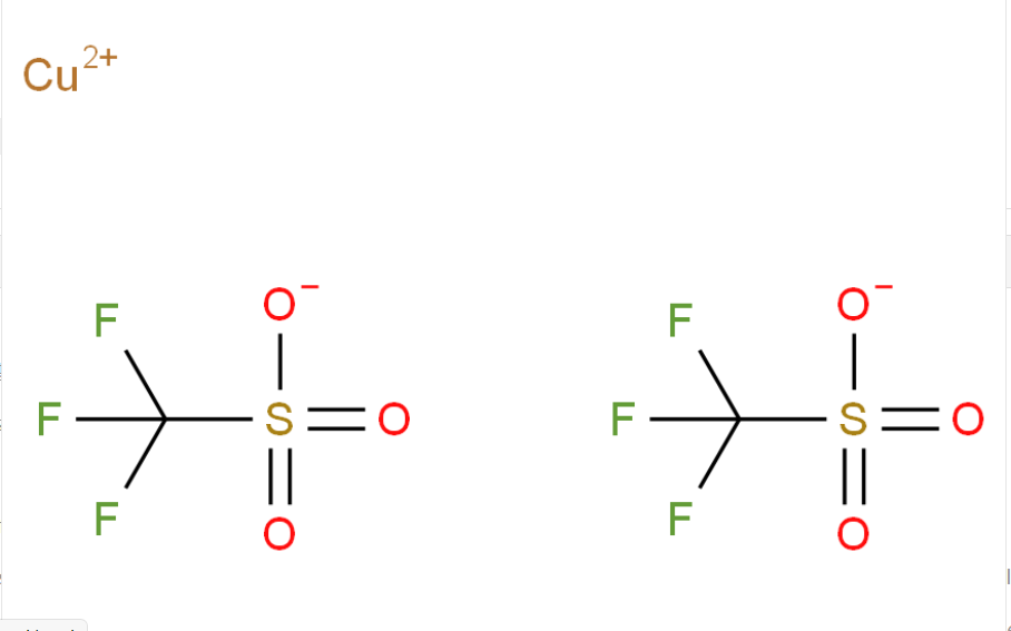 三氟甲磺酸铜,Copper(II) trifluoromethanesulphonate