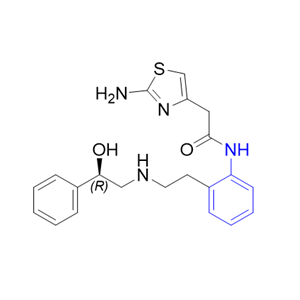 米拉贝隆杂质04,(R)-2-(2-aminothiazol-4-yl)-N-(2-(2-((2-hydroxy-2-phenylethyl)amino)ethyl)phenyl)acetamide