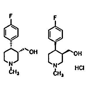 帕羅西汀雜質（鹽酸鹽）,((3R,4R)-4-(4-fluorophenyl)-1-methylpiperidin-3-yl)methanol?compound?with?((3S,4S)-4-(4-fluorophenyl)-1-methylpiperidin-3-yl)methanol?(1:1)?HCl