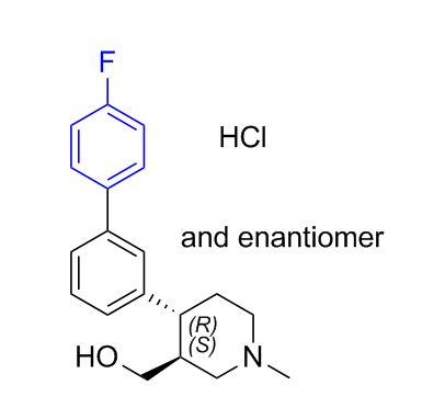 帕罗西汀杂质35,(3SR,4RS)-4-(4'-fluoro-[1,1'-biphenyl]-3-yl)-1-methylpiperidin-3-yl) methanol