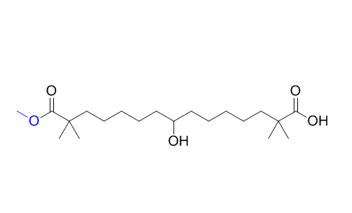 貝派地酸雜質(zhì)15,8-hydroxy-15-methoxy-2,2,14,14-tetramethyl-15-oxopentadecanoic acid