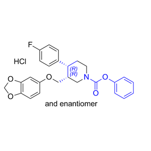 帕罗西汀杂质24,phenyl (3RS,4RS)-3-((benzo[d][1,3]dioxol-5-yloxy)methyl)-4-(4- fluorophenyl)piperidine-1-carboxylate