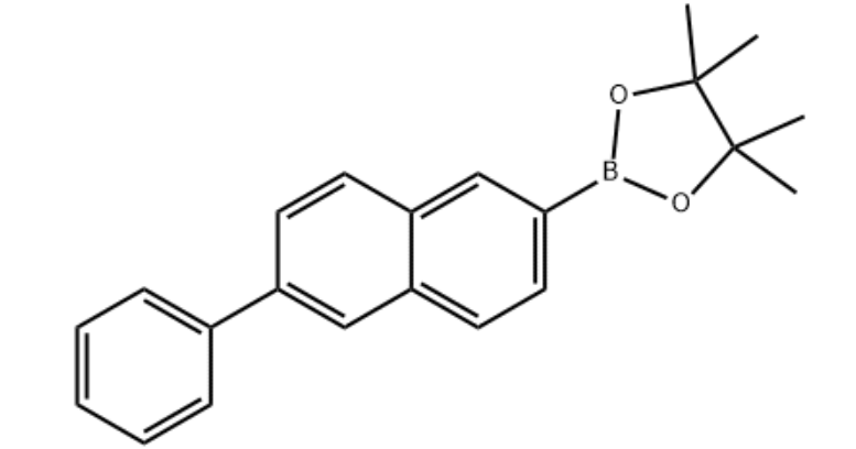 6-苯基萘-2-硼酸频哪醇酯,4,4,5,5-tetramethyl-2-(6-phenylnaphthalen-2-yl)-1,3,2-dioxaborolane