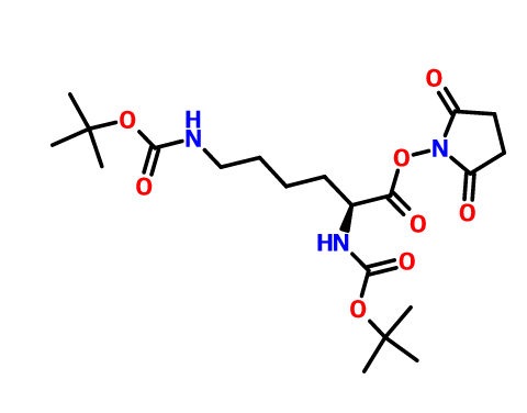 N,N'-二叔丁氧羰基-L-赖氨酸 N-丁二酰亚胺酯,N,N'-Di-Boc-L-lysine hydroxysuccinimide ester