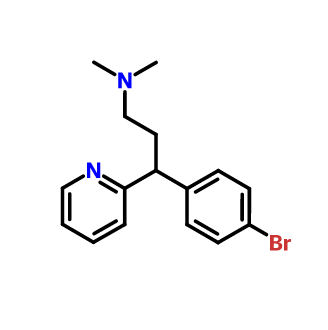 3-(4-溴苯基)-N,N-二甲基-3-吡啶-2-基-1-丙胺,Brompheniramine