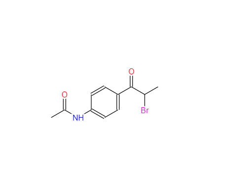 1-(4-乙酰氨基苯基)-Α-溴代-1-丙酮,N-[4-(2-bromopropanoyl)phenyl]acetamide