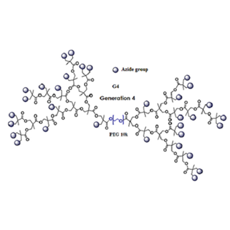 叠氮树状物-聚乙二醇-叠氮树状物,Dendro Azide-PEG-Dendro Azide;Dendro N3-PEG-Dendro N3