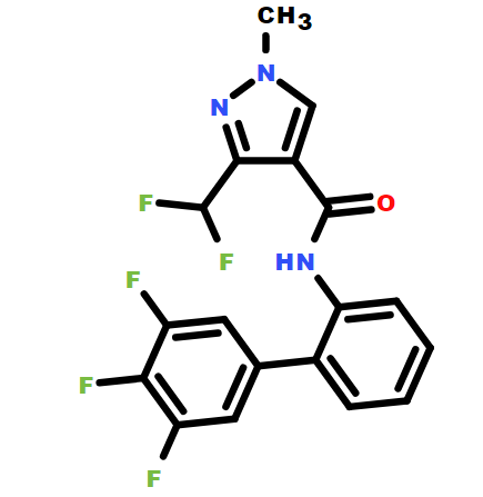 氟唑菌酰胺,3-(Difluoromethyl)-1-methyl-N-(3',4',5'-trifluorobiphenyl-2-yl)-1H-pyrazole-4-carboxamide; Xemium