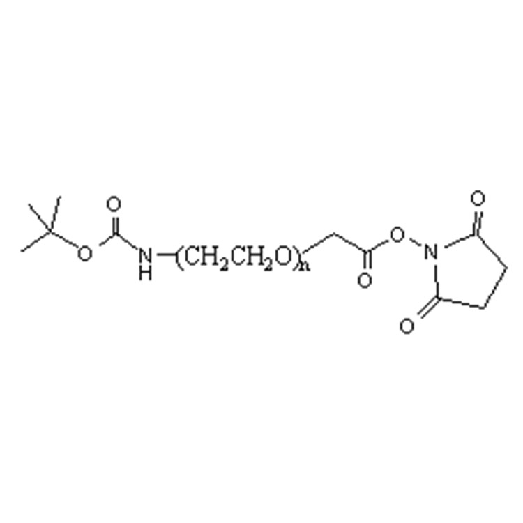 叔丁氧羰基-亚胺-聚乙二醇-琥珀酰亚胺乙酸酯,Boc-NH-PEG-SCM