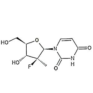 1-((2S,3R,4R,5R)-3-氟-4-羟基-5-(羟甲基)-3-甲基四氢呋喃-2-基)嘧啶-2,4(1H,3H)-二酮（SF-IM-16）