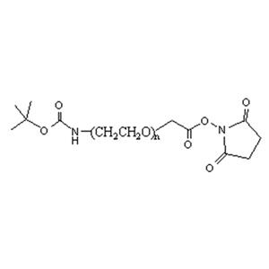 叔丁氧羰基-亚胺-聚乙二醇-琥珀酰亚胺乙酸酯