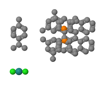 氯[(S)-(+)-2,2′-双(二-(3,5-二甲苯基)膦基)-1,1′-联萘](P-伞花素)氯化钌(II),Chloro{(S)-(-)-2,2'-bis[di(3,5-xylyl)phosphino]-1,1'-binaphthyl}(p-cymene)ruthenium(II) chloride [RuCl(p-cymene)((S)-xylbinap)]Cl