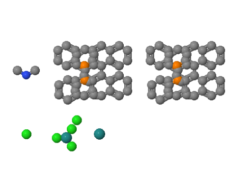 氯[(R)-(-)-2,2'-雙(二苯基膦)-1,1'-聯(lián)萘]釕(II)氯化物,NH2Me2][(RuCl((R)-binap))2(μ-Cl)3