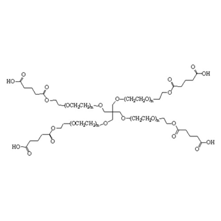 四臂-聚乙二醇-戊二酸,4-Arm PEG-GA;4-Arm PEG-Glutaric Acid