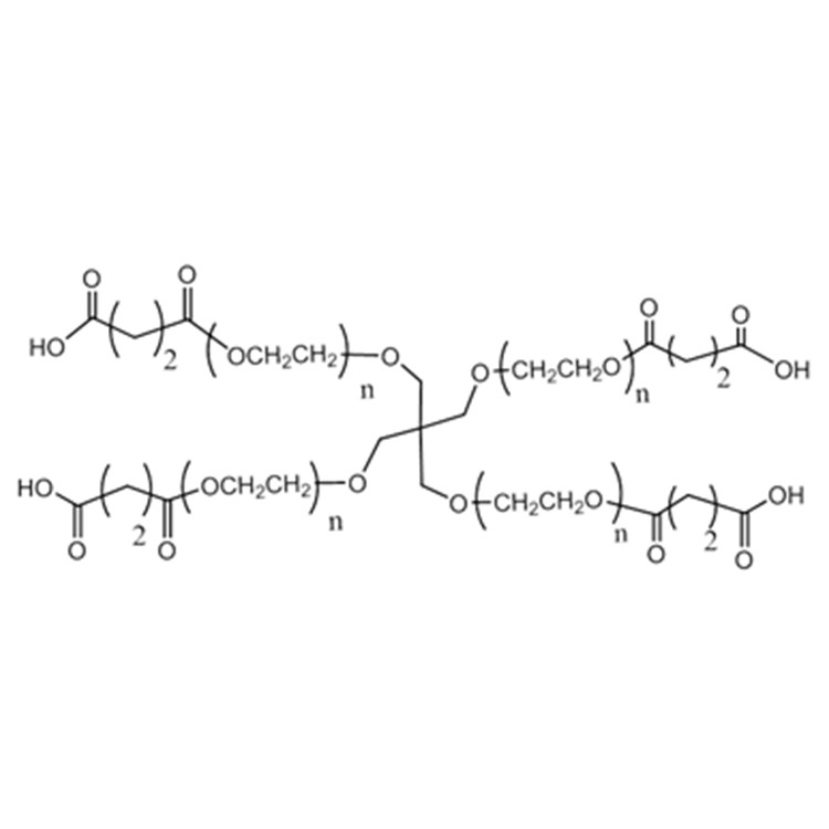 四臂-聚乙二醇-丁二酸酰胺,4-Arm PEG-SAA;4-Arm PEG-Succinamide Acid