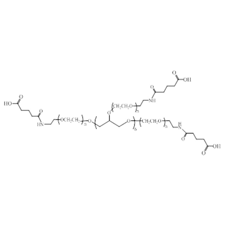 八臂-聚乙二醇-戊二酸,8-Arm PEG-GA;8-Arm PEG-Glutaric Acid