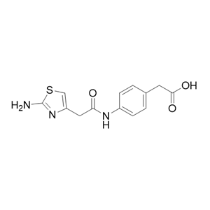 米拉贝隆杂质15,2-(4-(2-(2-aminothiazol-4-yl)acetamido)phenyl)acetic acid