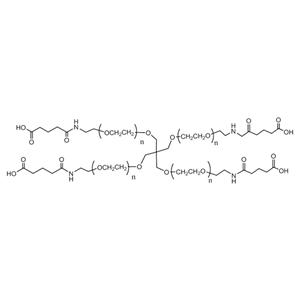 四臂-聚乙二醇-戊二酸酰胺,4-Arm PEG-GAA;4-Arm PEG-Glutaramide Acid