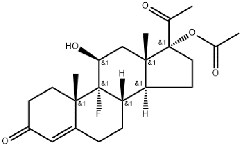 氟孕酮醋酸酯,Flugestone17-acetate