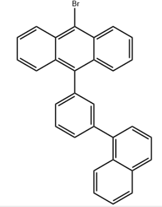 9-溴-10-[3-(1-萘基)苯基]蒽,9-bromo-10-[3-(1-naphthalenyl)phenyl]-anthracene