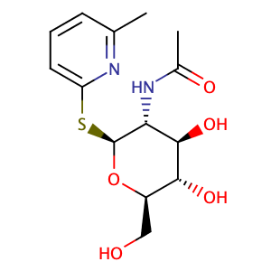 6-甲基-2-硫代吡啶-N-乙 酰-β-D-葡萄糖苷,6'-methyl-2-pyridinoyl-2-( acetylamino)-2-deoxy-1-t hio-B-D-glucopyranoside