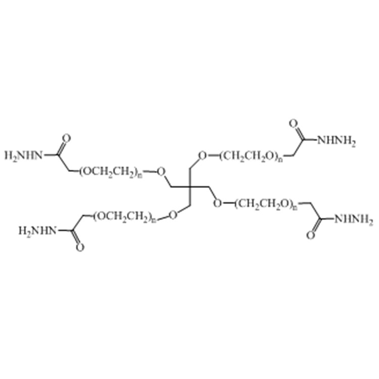 四臂-聚乙二醇-酰肼,4-Arm PEG-Hydrazide;4-Arm PEG-HZ