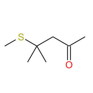 4-甲硫基-4-甲基-2-戊酮；23550-40-5