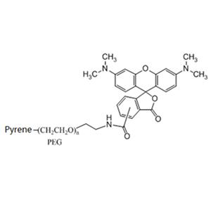 芘丁酸-聚乙二醇-罗丹明