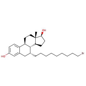 (7A,17B)- 7-(9-溴壬基)雌 甾-1,3,5(10)-三烯-3,17-二 醇