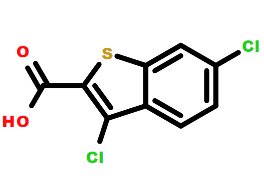 3,6-二氯苯并噻吩-2-甲酸,3,6-Dichlorobenzo[b]thiophene-2-carboxylic acid