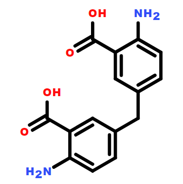 二(4-氨基-3-羧基苯基)甲烷,5,5'-Methylenebis(2-aminobenzoic acid)